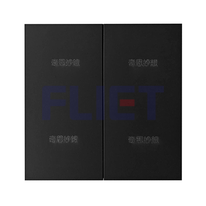 M6PC肤感空壳四开，黑色
